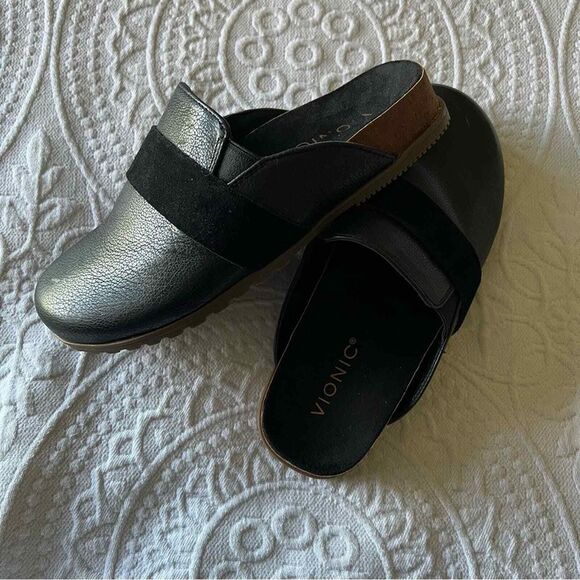 VIONIC Vionic Leather Mules - Ambrosia NEW size 7 - Picture 4 of 7